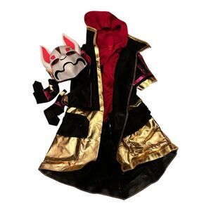 Fortnite Drift Halloween Costume Cosplay Child Kids M 8-10 Jacket Mask Kitsune